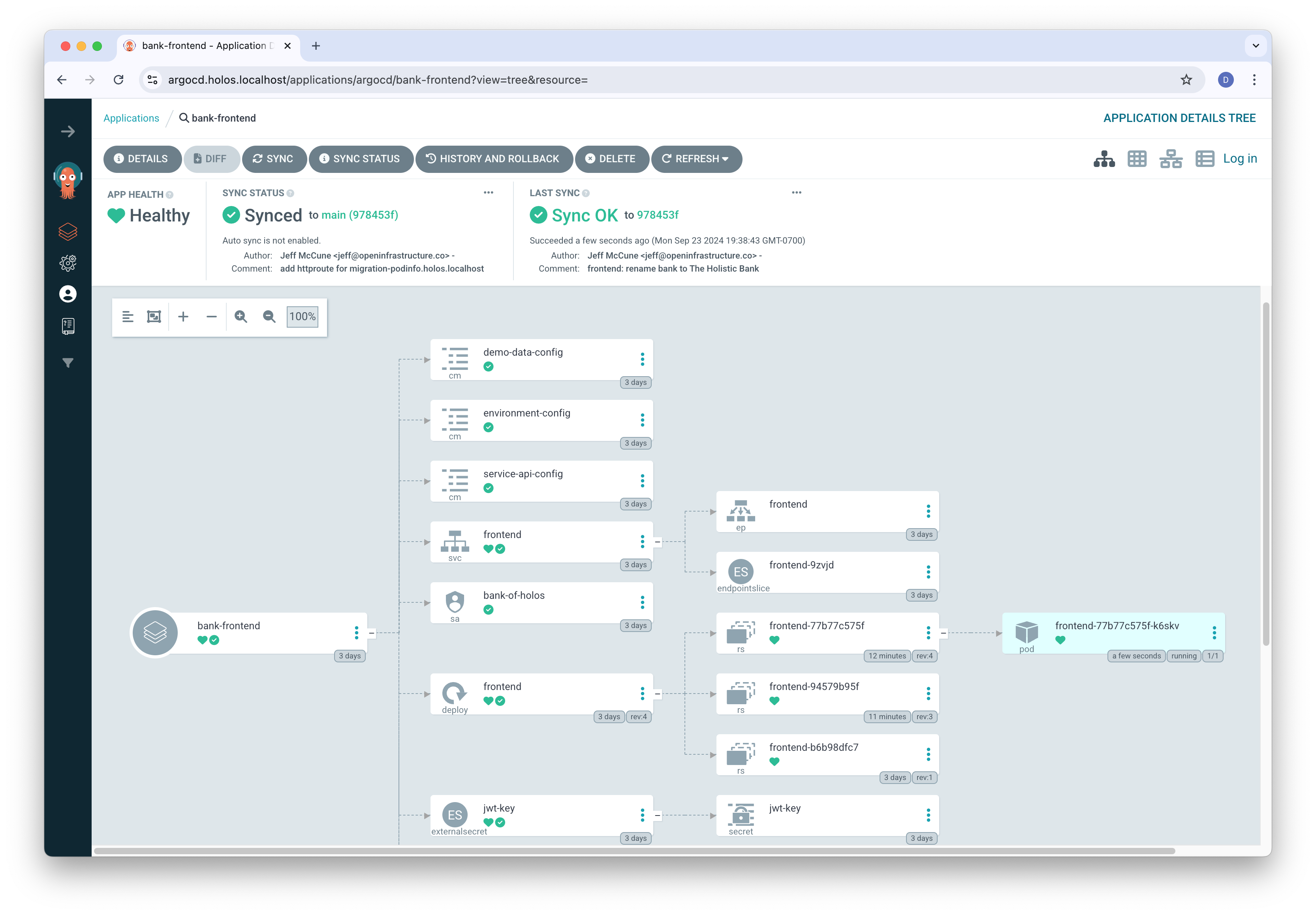 bank-frontend in sync